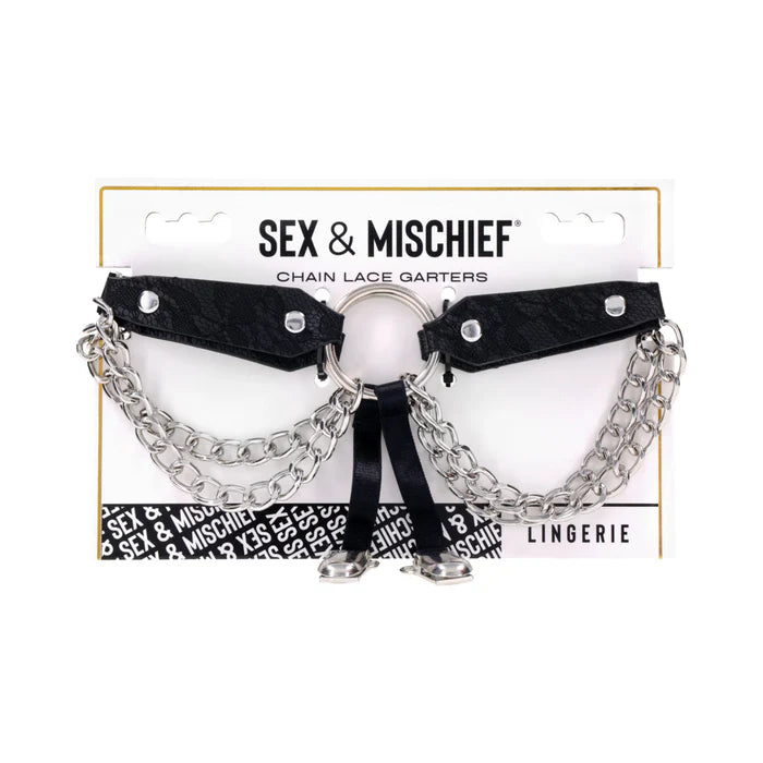 sportsheets chain lace garters restraint