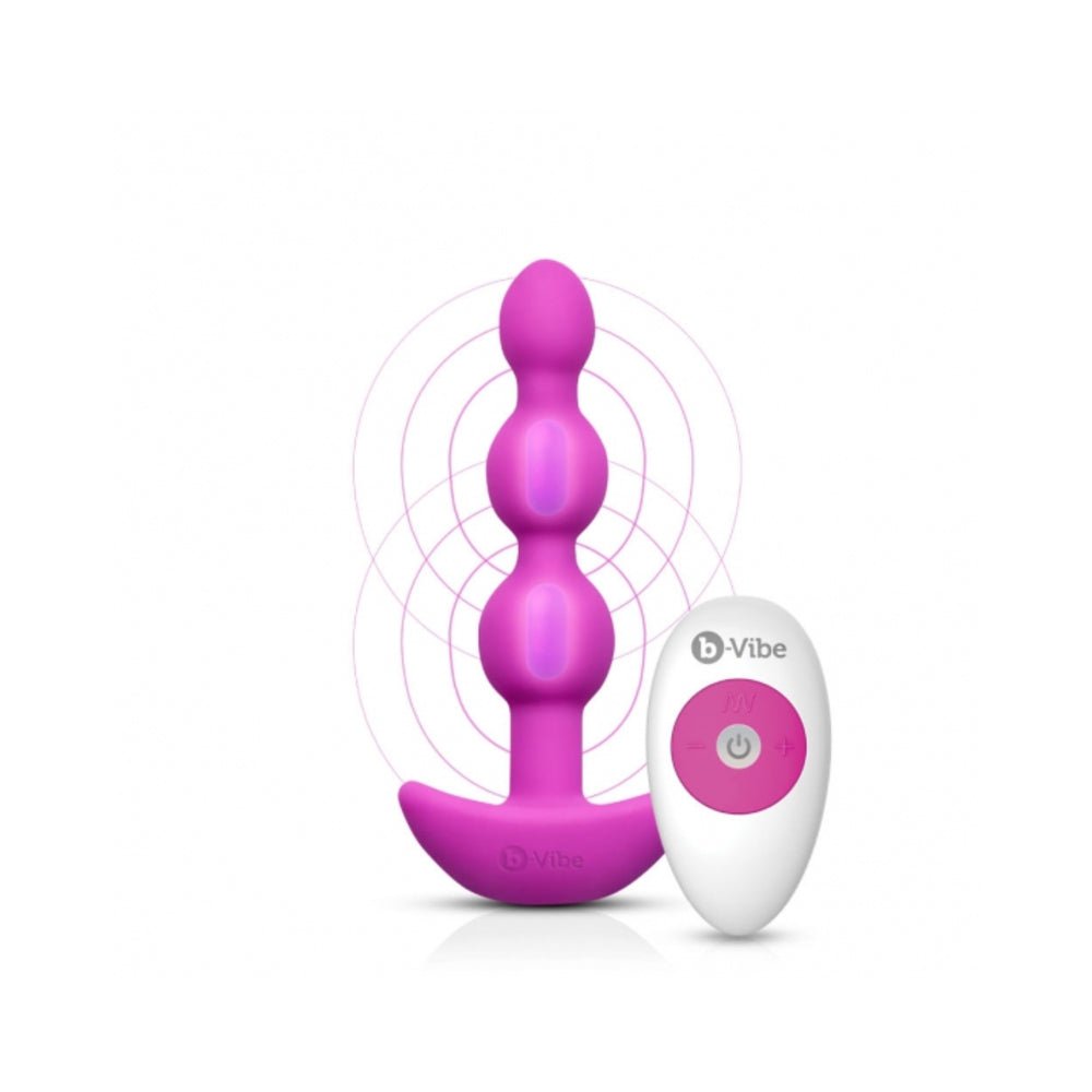 B-Vibe Triplet Beads - Fuchsia