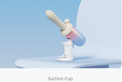 Lovense Spinel app-controlled thrusting and heating dildo on a neutral background