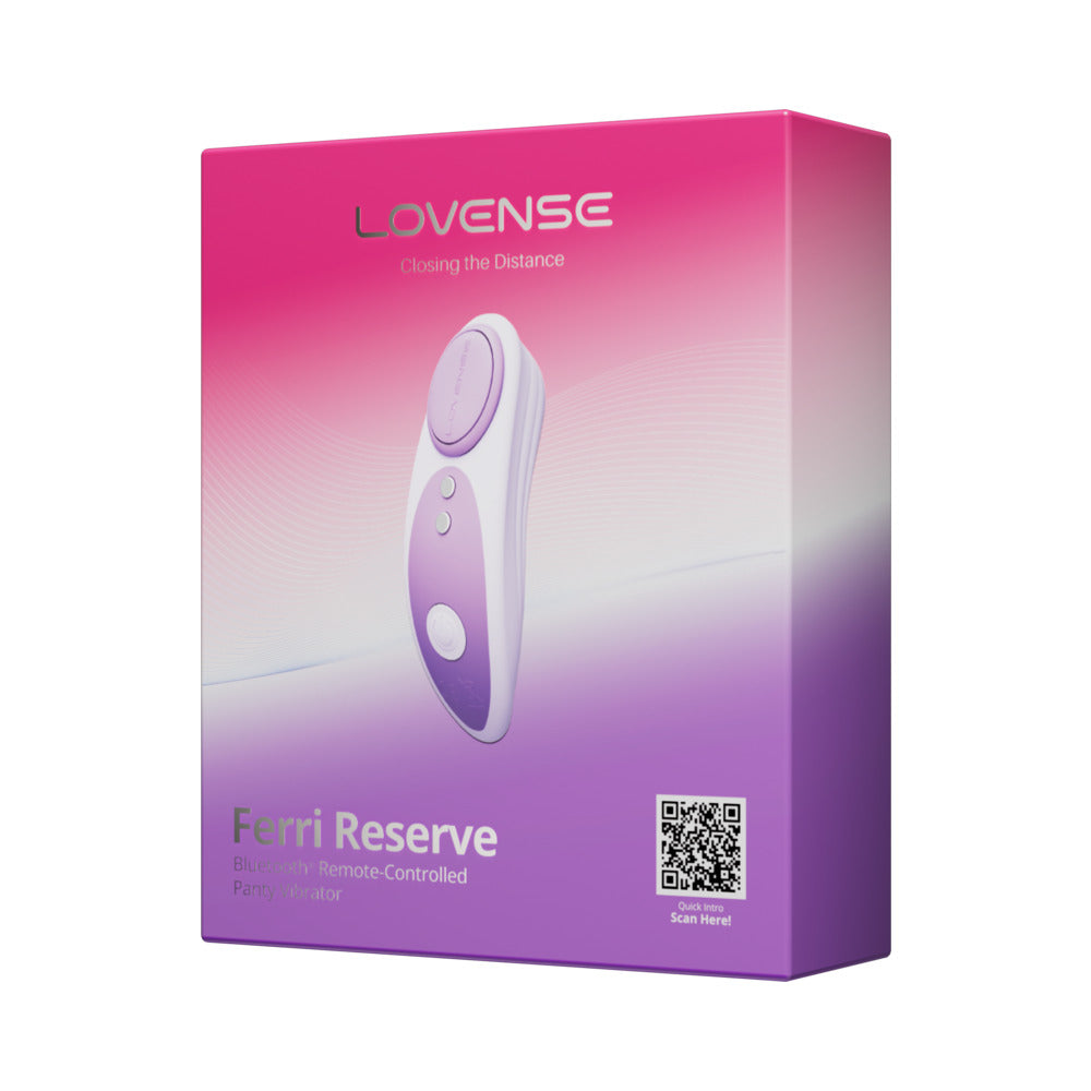 Lovense Ferri Reserve lavender app-controlled wearable vibrator