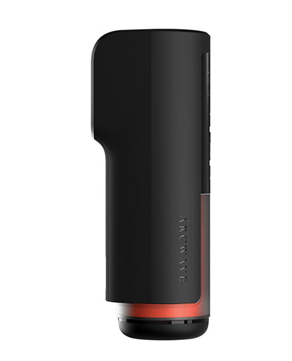 Arcwave Thruster automatic stroking and rotating male masturbator — 200 strokes per minute, 150 rotations, Koosync app video sync, autopilot mode, CleanTech medical grade silicone, USB rechargeable, 2 year warranty
