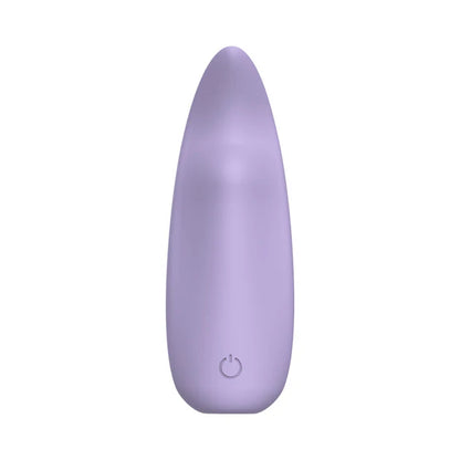 Curved rechargeable panty bullet vibe with body-safe silicone finish