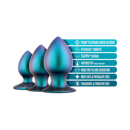 Anal Adventures Matrix Metaverse Plug Kit Dark Millenia