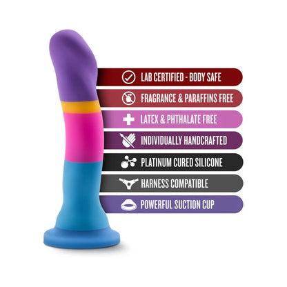 Avant D1 Hot N Cool 7.5 in Silicone Dildo