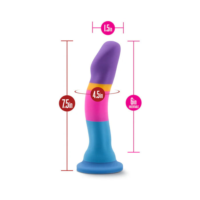 Avant D1 Hot N Cool 7.5 in Silicone Dildo