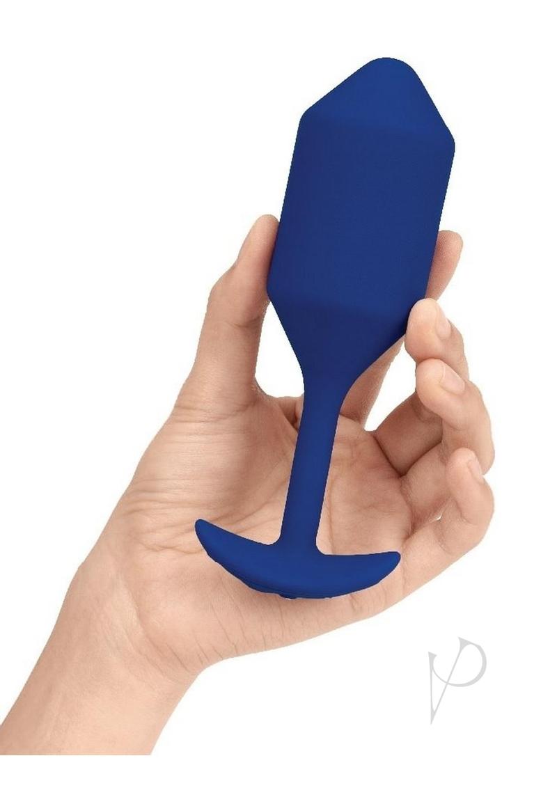 Vibrating Snug Plug 4 Rechargeable Weighted Silicone Anal Plug