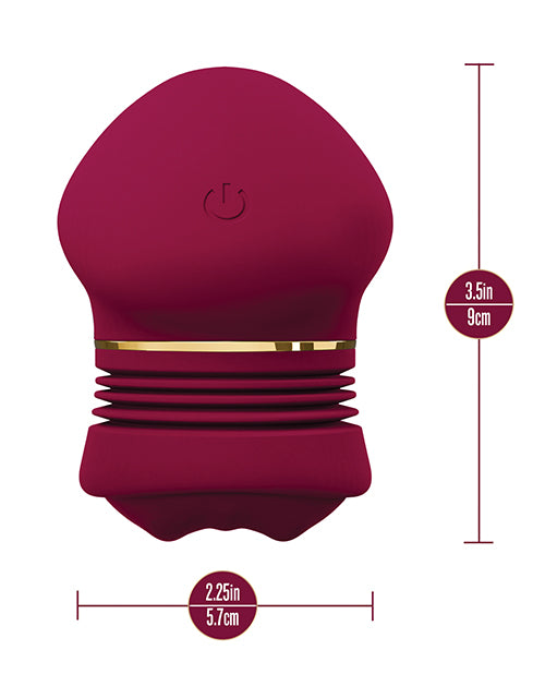 Waterproof Blush Riana AutoRub stimulator with magnetic USB charger
