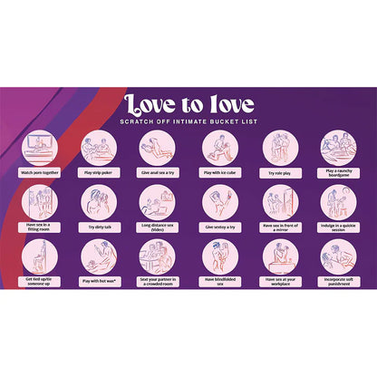 Chasing Memories Scratch Off Intimate Bucket List