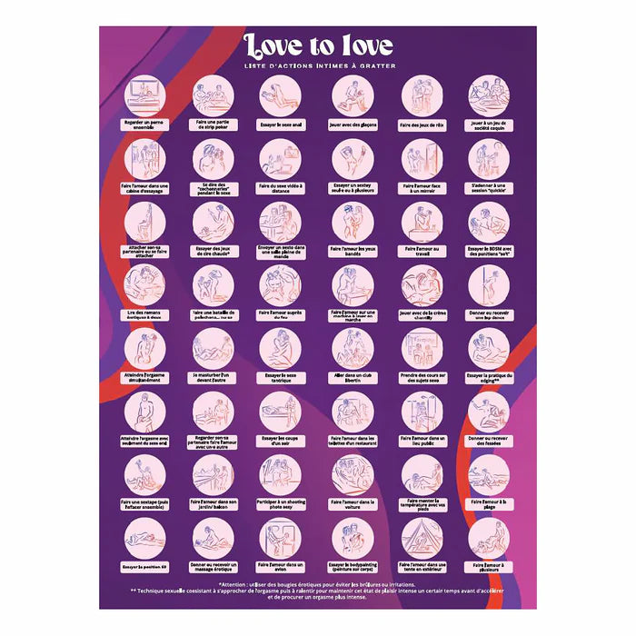 Chasing Memories Scratch Off Intimate Bucket List