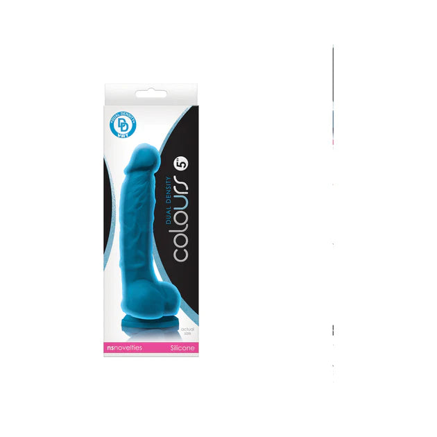 Colours Dual Density 5 Inch Dildo Beige | Compact Realistic Silicone Dildo