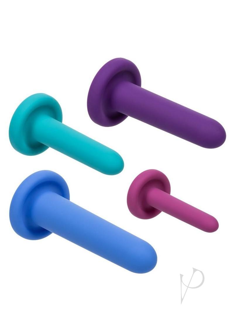 CalExotics Dilators 4-Piece Beginner Silicone Set | Assorted
