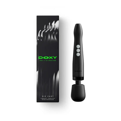 Premium black Doxy die cast cordless wand with aluminum construction