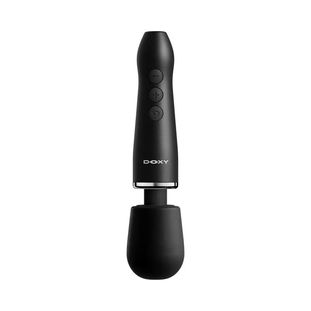 Compact Doxy Go rechargeable wand massager designed for travel and convenience