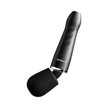 Waterproof Doxy Go black personal massager with USB-C charging