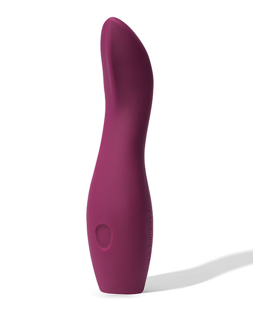 Plum Dame Dip waterproof silicone vibrator with ergonomic shape