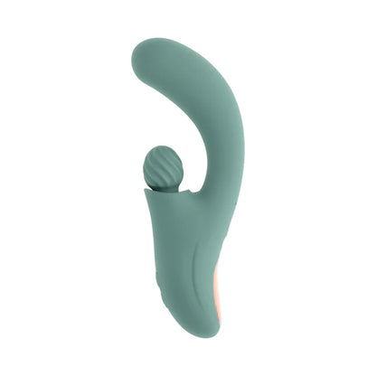 Evolved Spiral Charm Rechargeable Silicone Clitoral Stimulator — Mint