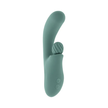 Evolved Spiral Charm Rechargeable Silicone Clitoral Stimulator — Mint