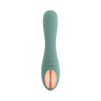 Evolved Spiral Charm Rechargeable Silicone Clitoral Stimulator — Mint