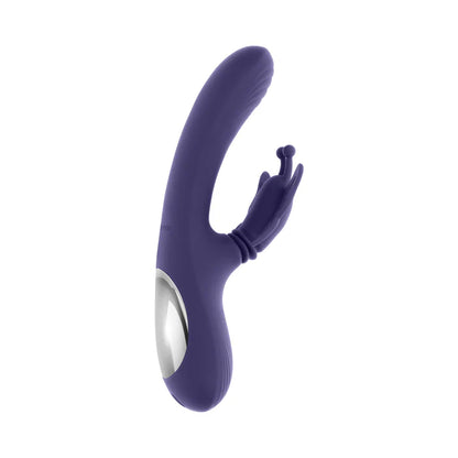 Body-safe silicone butterfly dual stimulator by Evolved