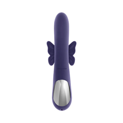 Evolved Wings Of Frenzy rechargeable butterfly dual stimulator in purple