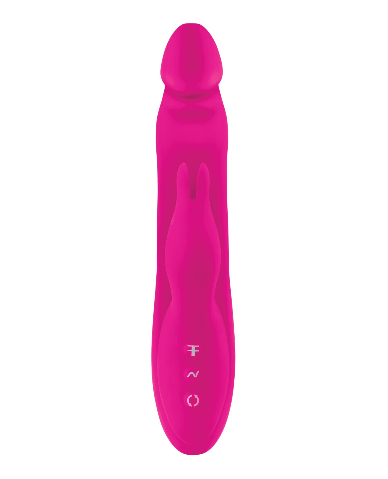 FemmeFunn Vortex Booster Rabbit pink vibrator with USB charging cable