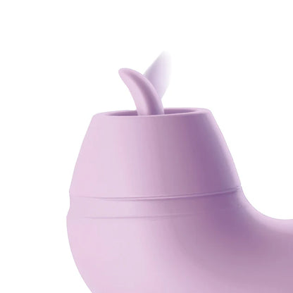 Rechargeable purple rabbit-style vibrator with G-Touch technology