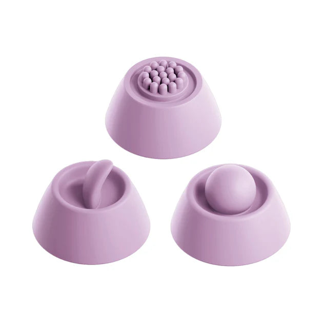 Purple silicone dual stimulation vibrator by Fantasy For Her