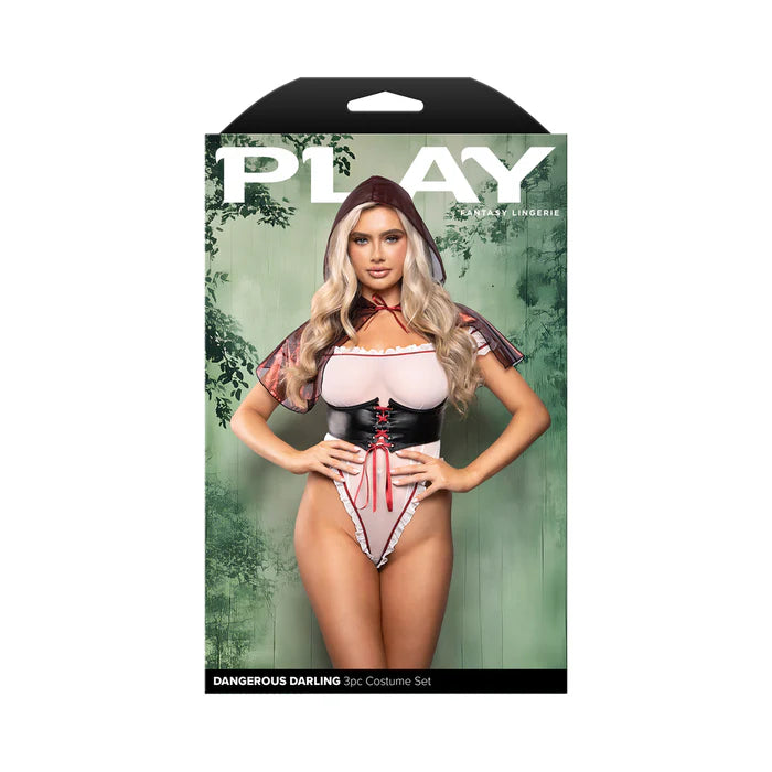 Lingerie Play Dangerous Darling 3-Piece Costume Set