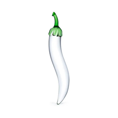 Glas Glass Naturals Chili Pepper 8.25 inch glass dildo discreet novelty design
