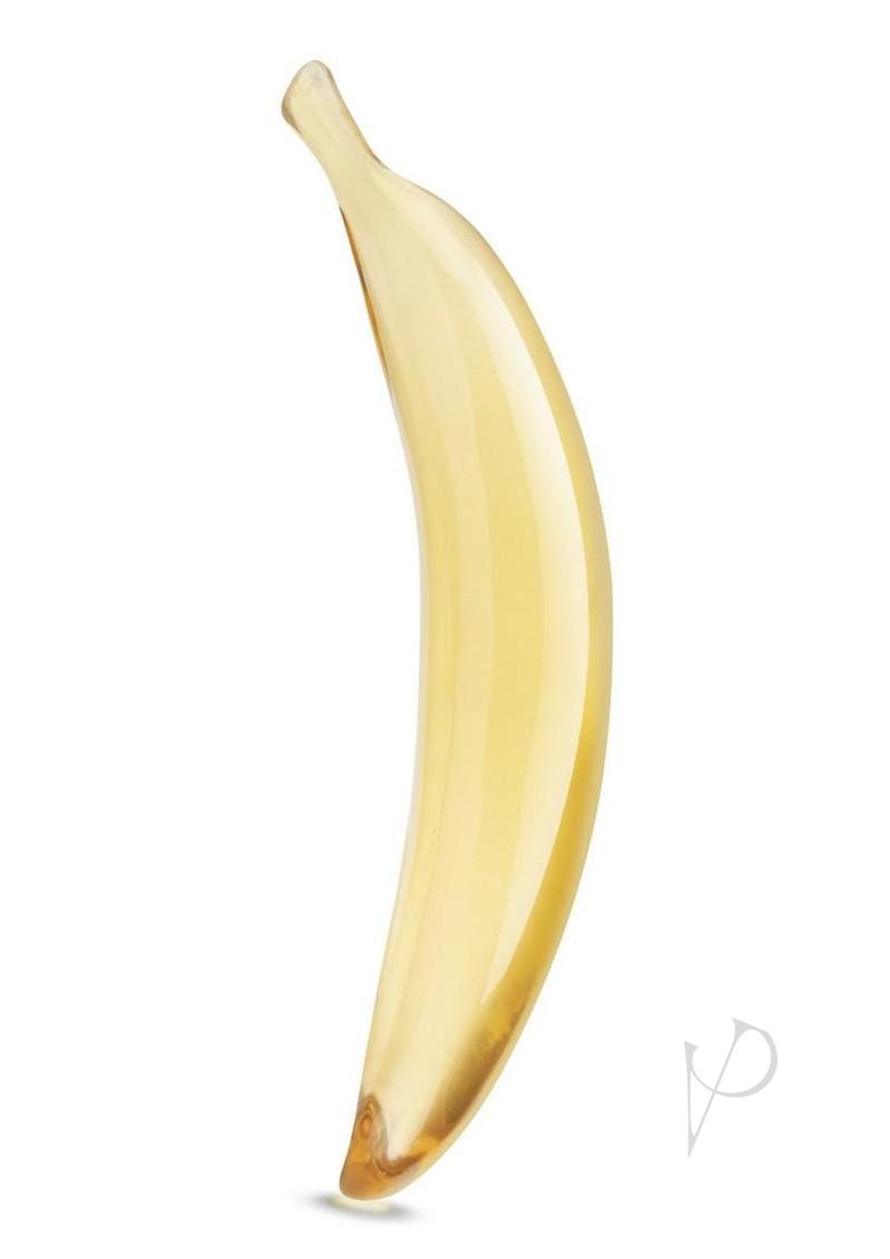 Glas Banana Joy 7 inch glass dildo curved borosilicate
