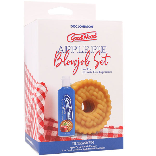 Apple pie flavored GoodHead Slick Head gel for couples
