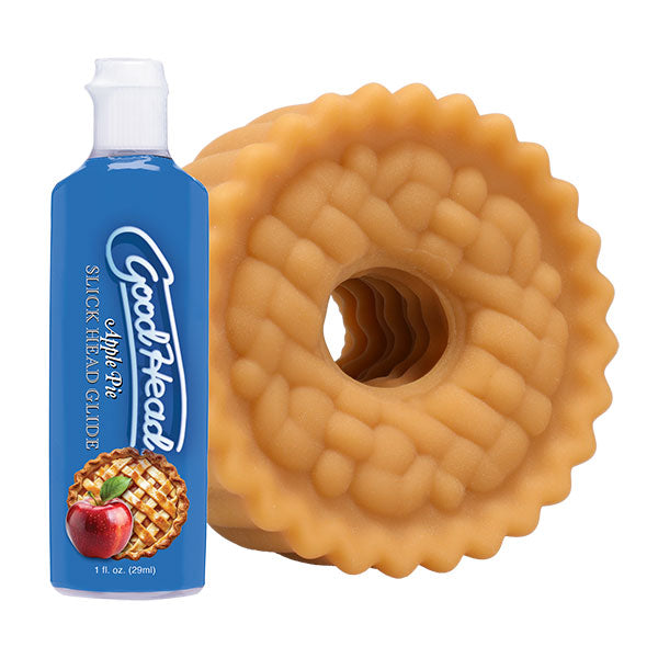 GoodHead Apple Pie Blowjob Set with flavored oral sex gel
