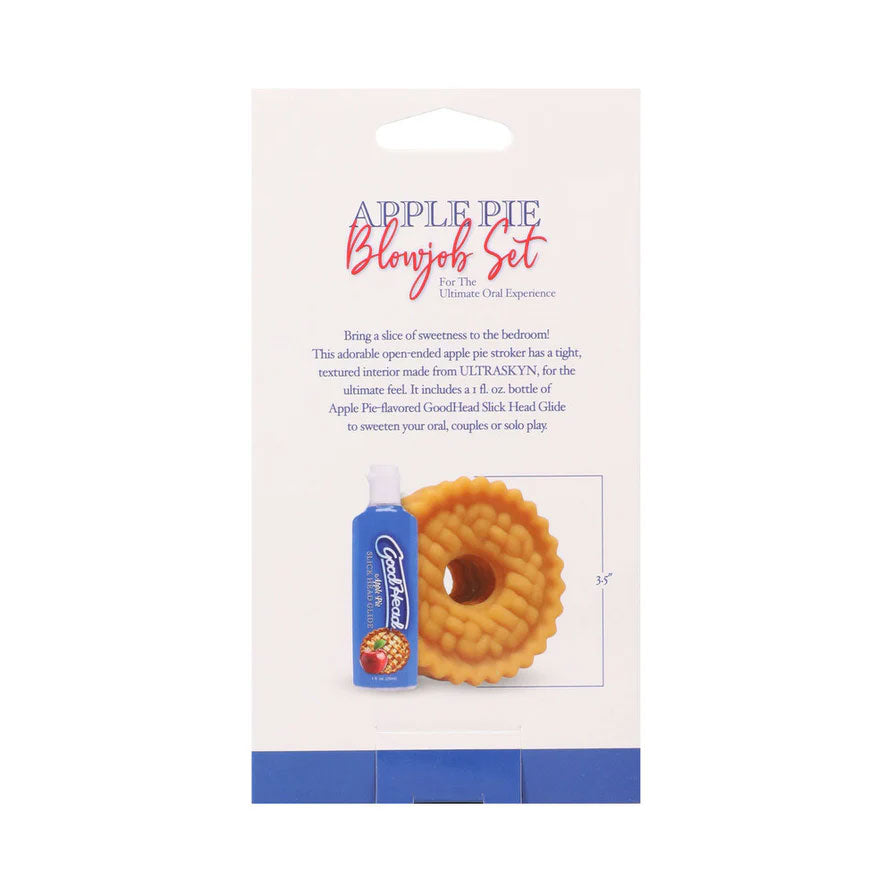 GoodHead Apple Pie Blowjob Set with flavored oral sex gel
