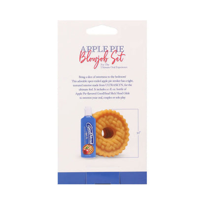 GoodHead Apple Pie Blowjob Set with flavored oral sex gel
