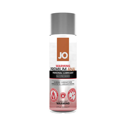 JO Premium Anal Warming Silicone-Based Lubricant 2 oz