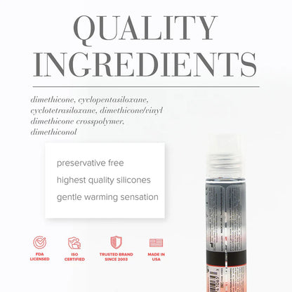 JO Premium Anal Warming Silicone-Based Lubricant 2 oz
