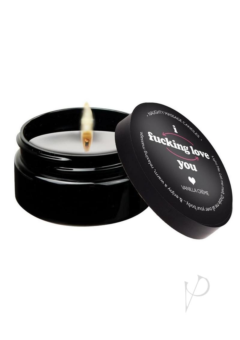 Kama Sutra Naughty Massage Candle I Fcking Love You 2 oz massage candle