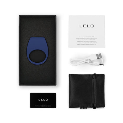 LELO TOR 3 Vibrating | Cockring Base Blue