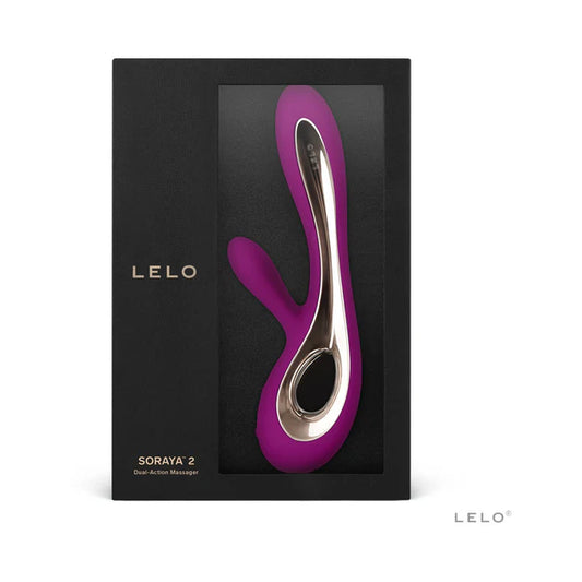 LELO SORAYA 2 Rechargeable Rabbit Vibrator Black
