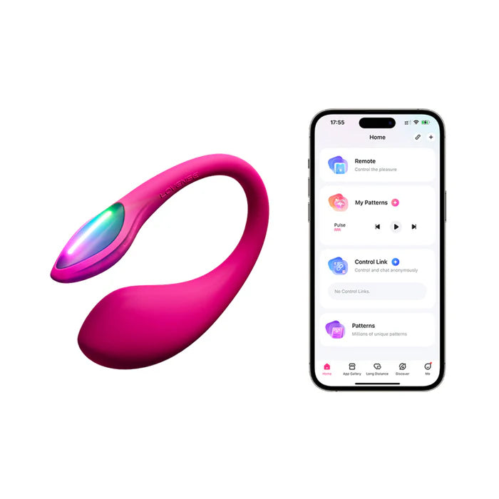 Lush Remote Lovense Lush Mini Bluetooth Remote Control Egg Vibrator | Compact App ...