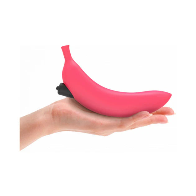 Love to Love Oh Oui silicone banana vibrator pink 7 vibration modes
