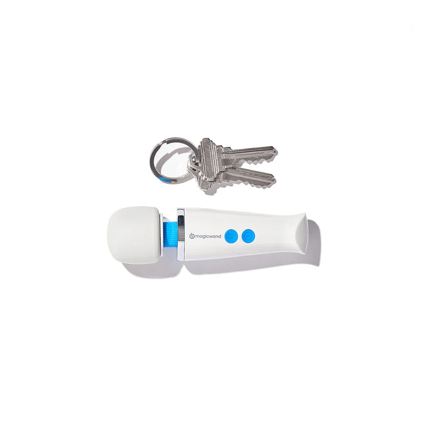 Magic Wand Micro White | Compact Powerful Wand Vibrator for Travel Pleasure Treasurz Magic Wand Micro White | Compact Powerful Wand Vibrator for Travel Pleasure Treasurz