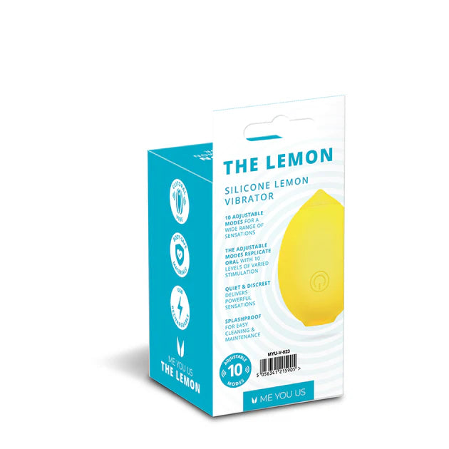 Compact lemon-shaped clitoral vibrator by Me You Us