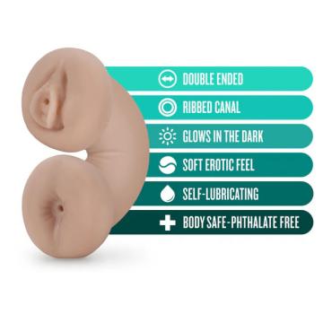 M for Men - Soft and Wet - Double Trouble Glow in the Dark - Vanilla