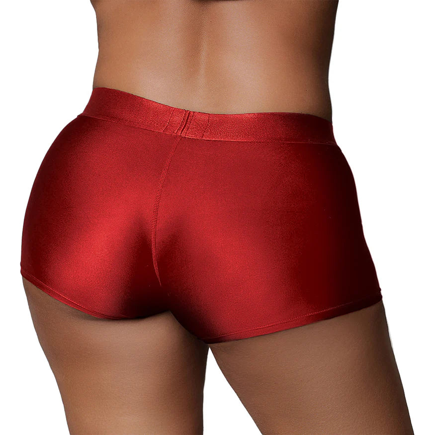 Ouch! Vibrating Strap-on Boxer Red