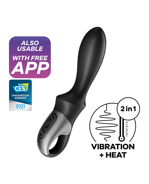 Satisfyer Heat Climax warming anal vibrator with broad base