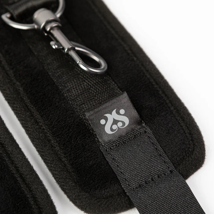 Sei Mio Sensually Secured Padded Wrist Restraints - Velvet Soft Bondage Cuffs