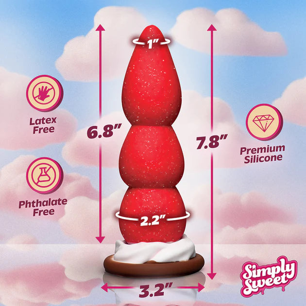Fruit-inspired intimate wellness toy made from premium silicone.