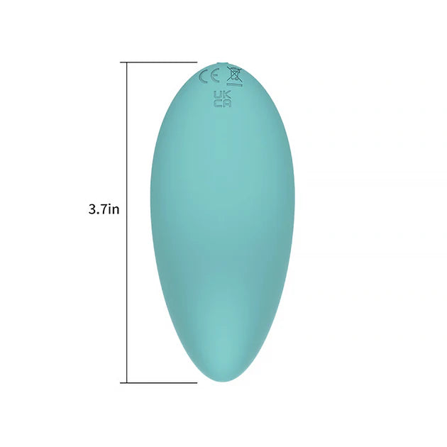 Compact water-resistant silicone vibrator with multiple patterns