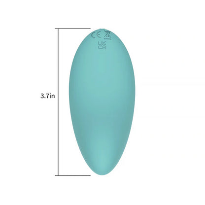 Compact water-resistant silicone vibrator with multiple patterns